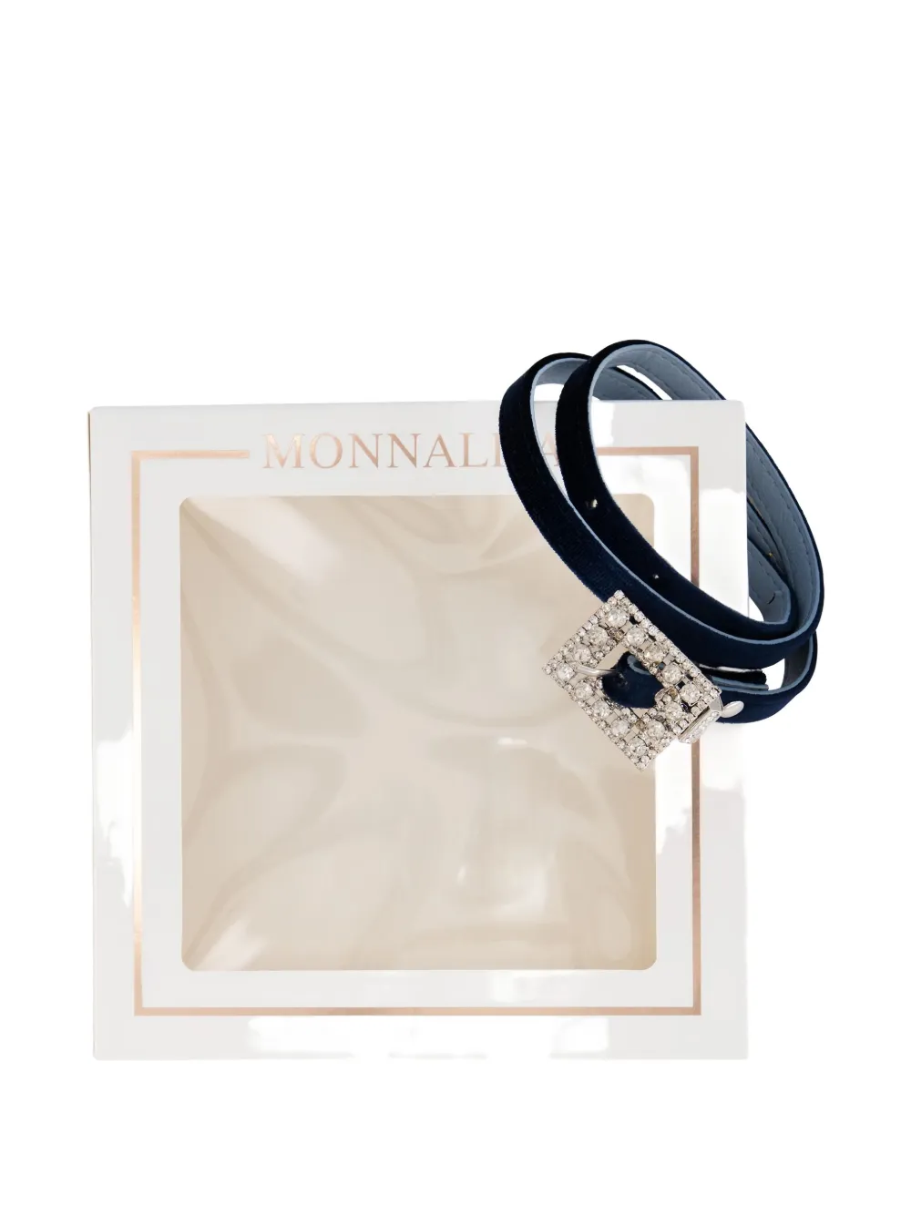 Shop Monnalisa Embellished-buckle Belt