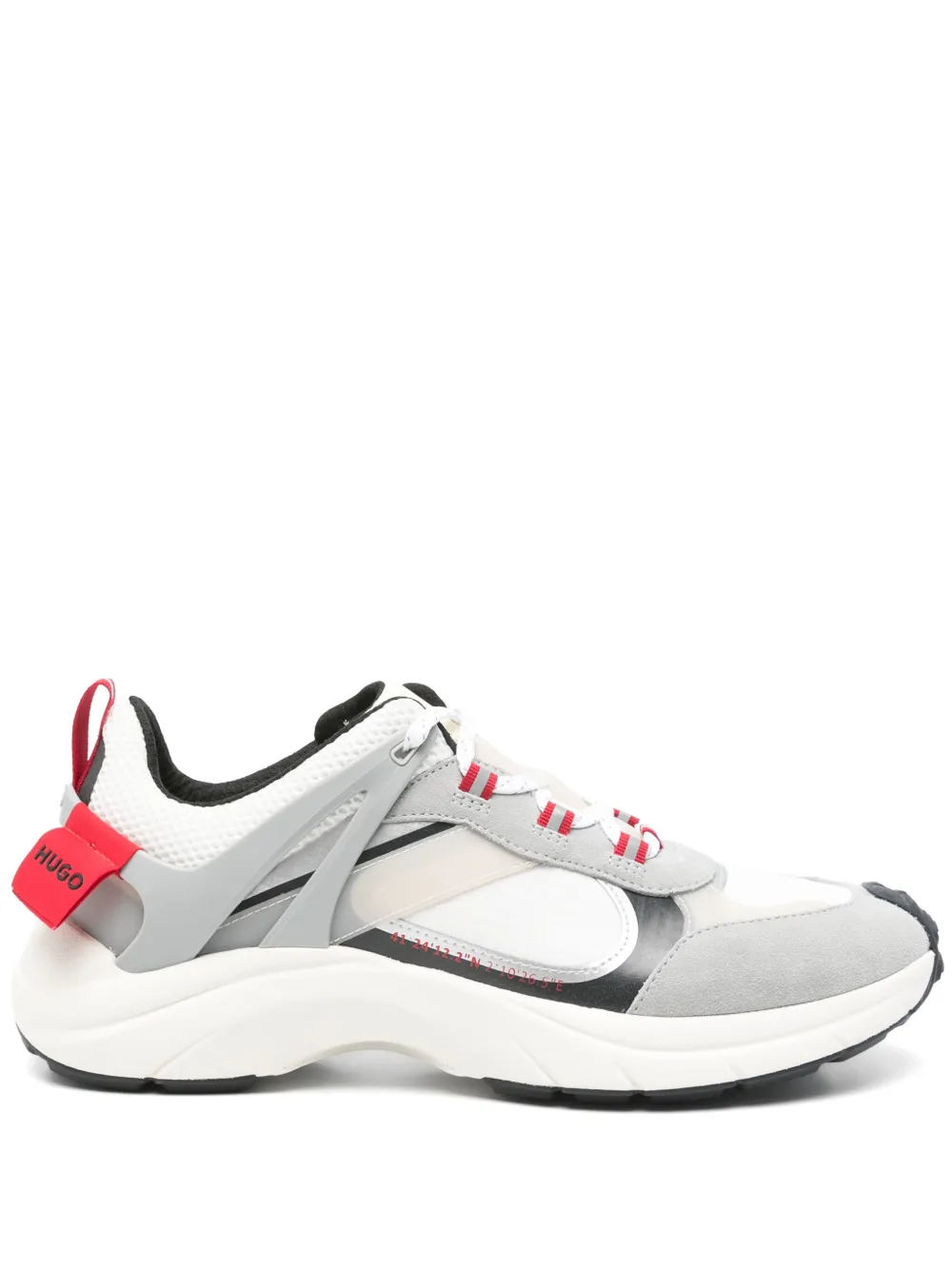 HUGO panelled sneakers Grey
