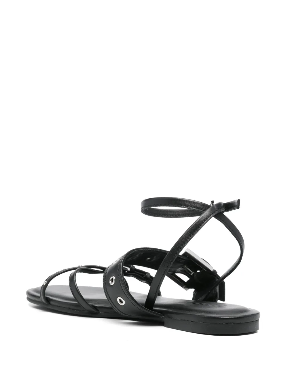 HUGO eyelet-detail sandals Black