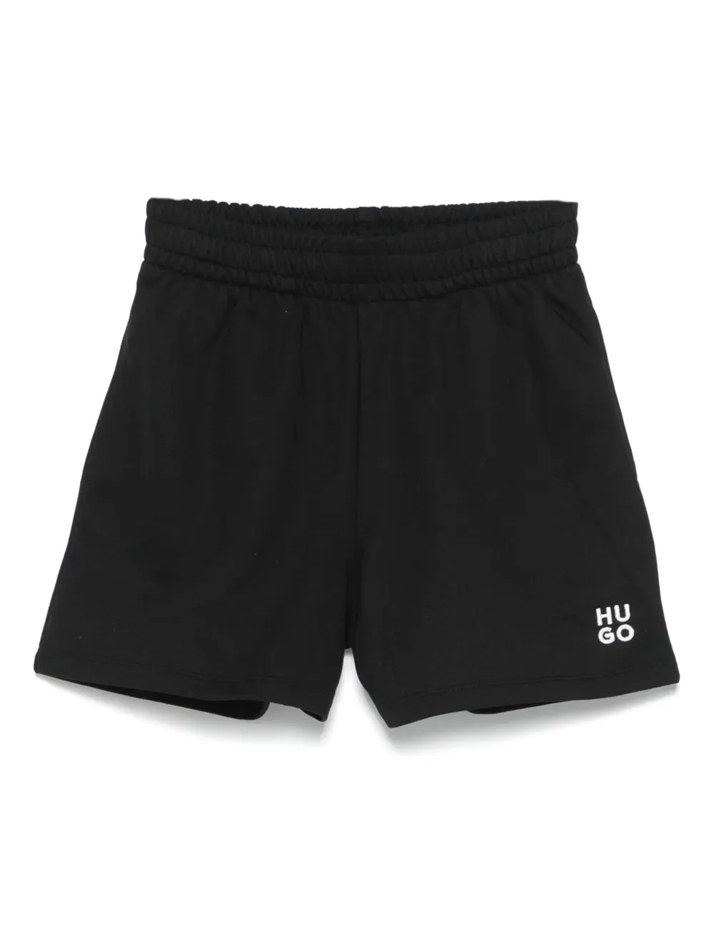 HUGO bermudas con logo bordado | negro | Image 1