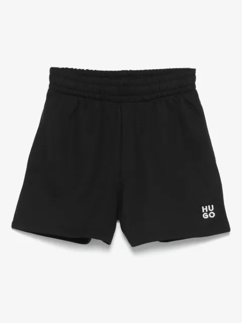 HUGO bermudas con logo bordado
