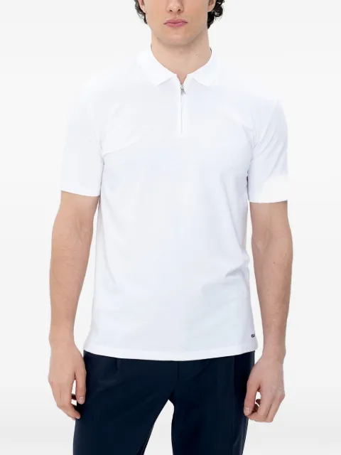 HUGO zip-neck polo shirt