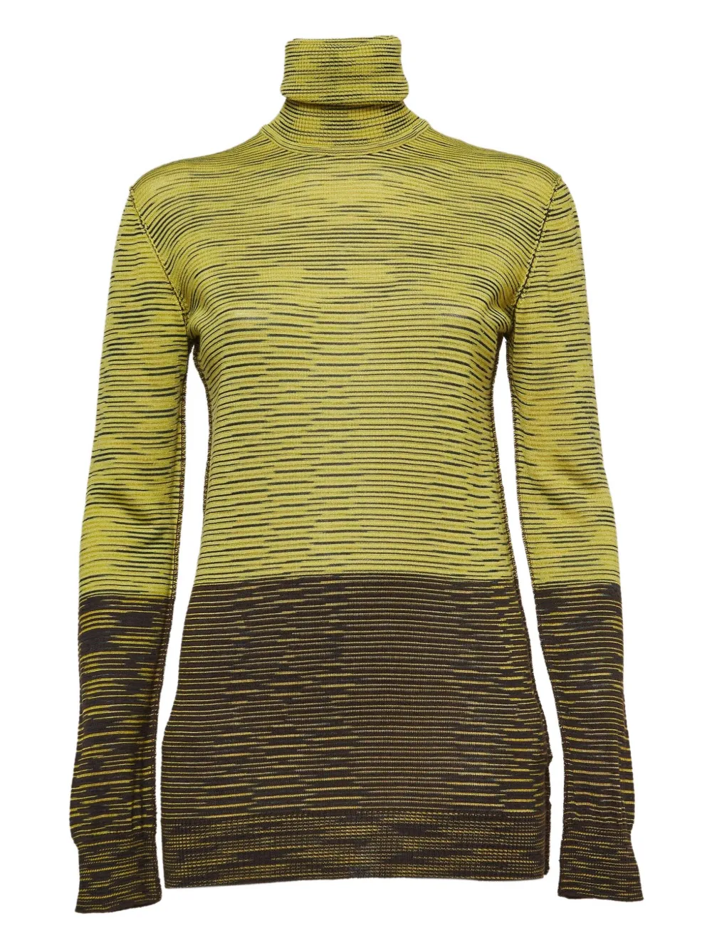 striped turtleneck top