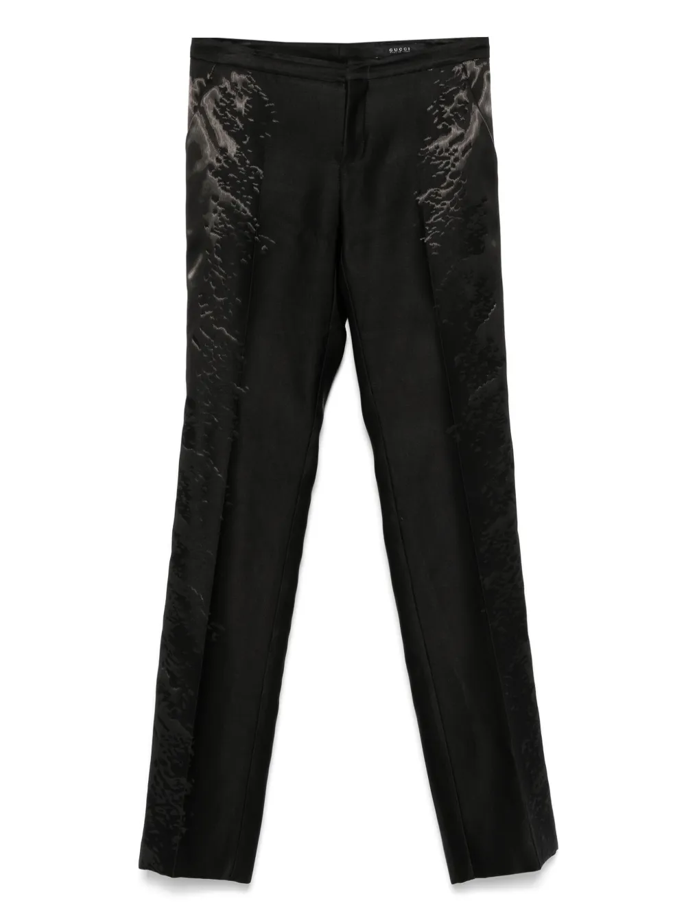 2000s satin-finish trousers