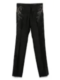 Gucci Pre-Owned 2000s satin-finish trousers - Black