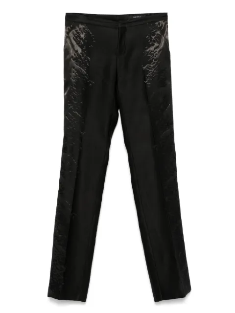Gucci Pre-Owned 2000s satin-finish trousers 