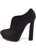 Bottega Veneta Pre-Owned 140mm suede platform boots - Black