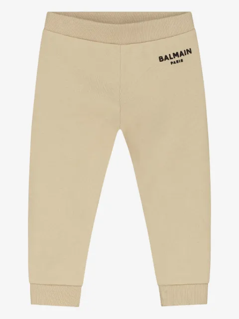 Balmain Kids logo-embroidered track pants