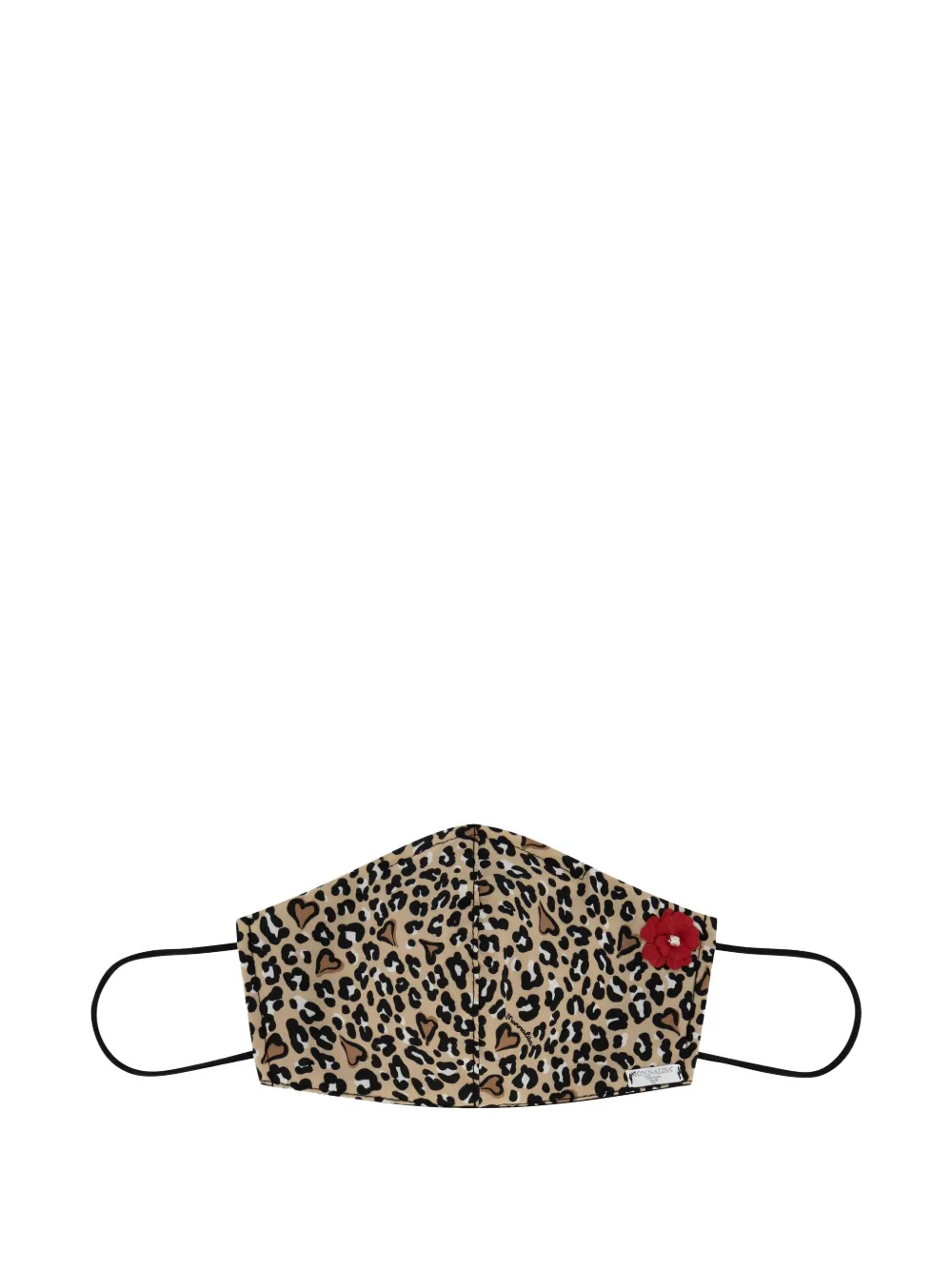 Monnalisa leopard-print mask | marrón | Image 1