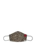 Monnalisa leopard-print mask - Brown