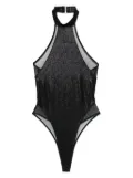 Maison Close Minuit halterneck swimsuit - Black