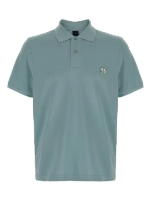 Tシャツ・カットソー MOOSE KNUCKLES Men Polo Shirts M34MT712 833 Blue Moose Knuckles Polo With Logo Patch in Blue for Men | Lyst