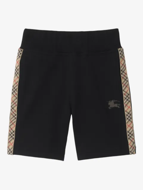 Burberry Kids check cotton shorts