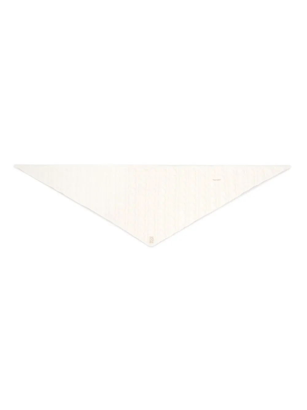 SANDRO Kabelgebreide bandana - Beige