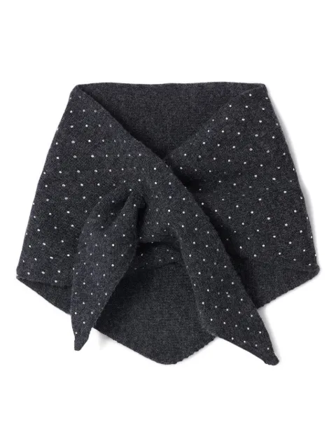 SANDRO embellished scarf