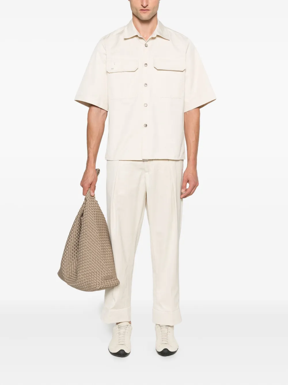 Rhun pantalones con pliegues y dobladillo vuelto | Pantalones de vestir | Image 2
