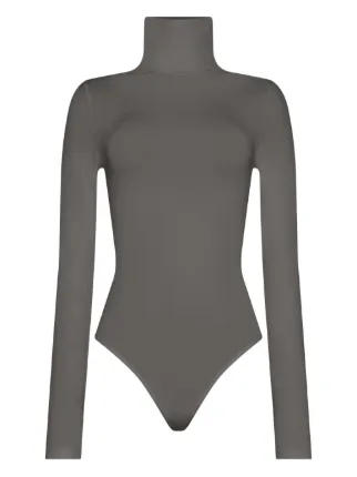 Wolford タートルネック ボディスーツ | グレー | FARFETCH JP
