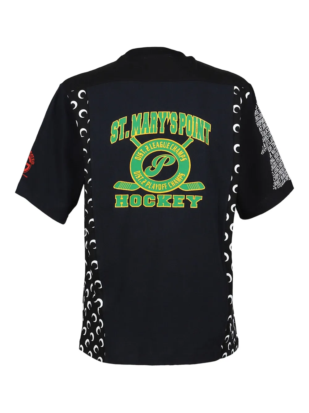 Marine Serre T-shirt met print - Zwart
