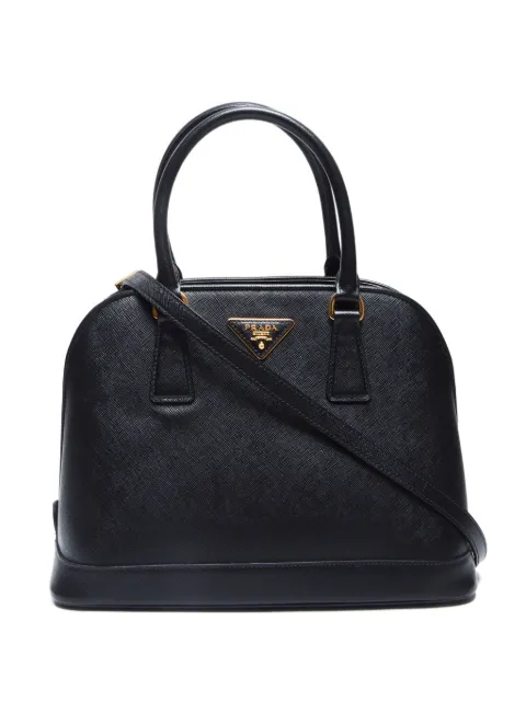 Prada Pre-Owned bolsa de mano con logo triangular 2010-2020