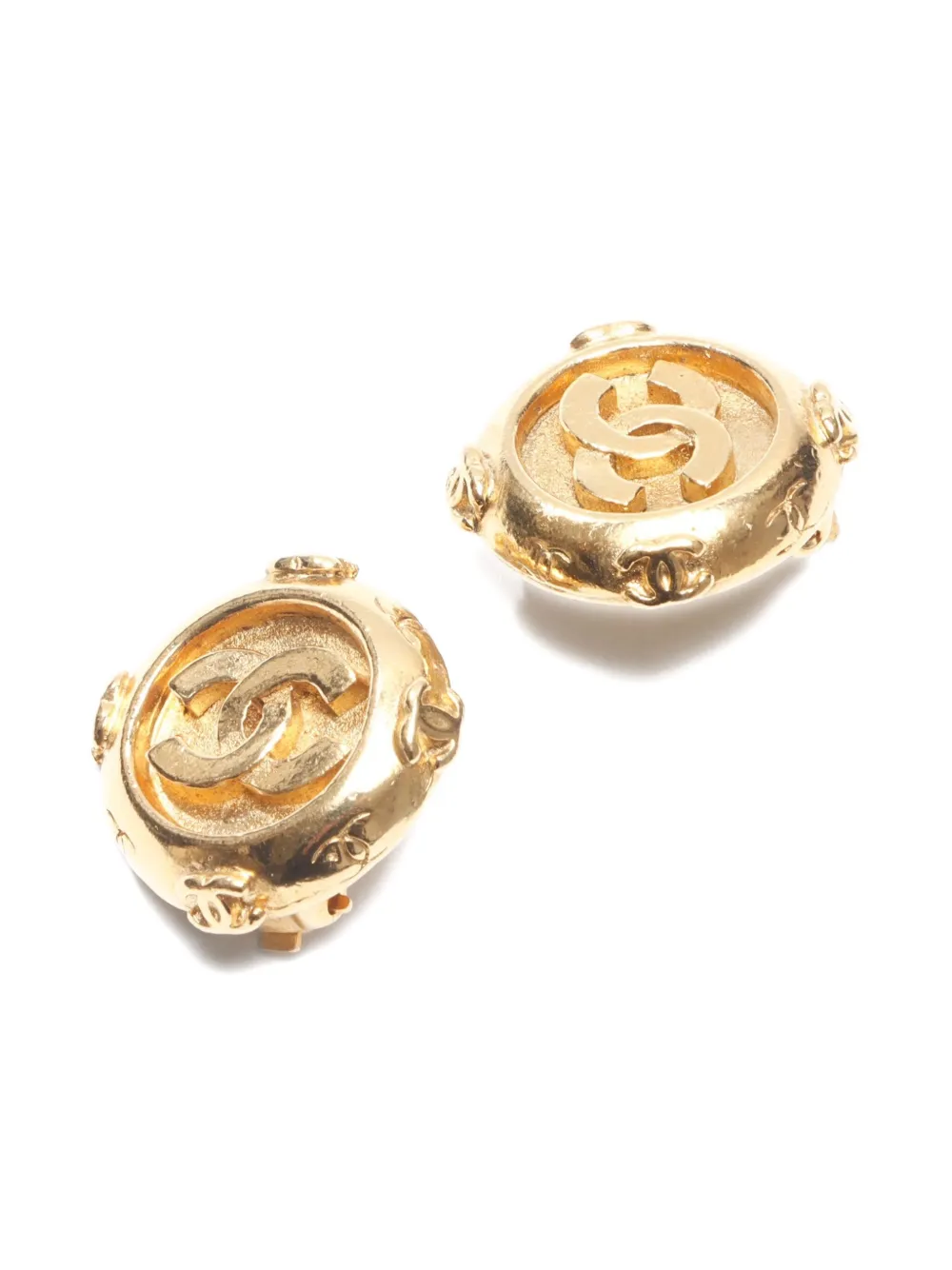 CHANEL Pre-Owned aretes de clip CC Mark 1986-1994 | Estilos de archivo | Image 2