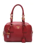 Prada Pre-Owned logo-lettering tote bag - Red