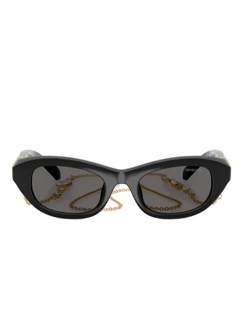 Swarovski Eyewear crystal-embellished chain-link detail sunglasses