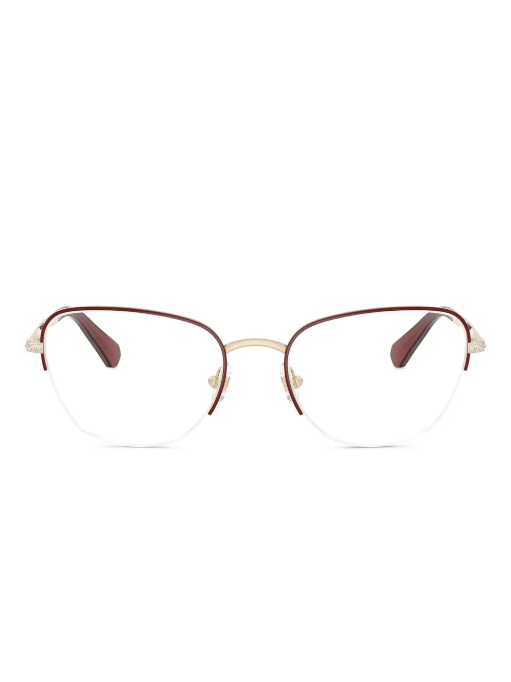 Swarovski Eyewear crystal-embellished cat eye-frame glasses