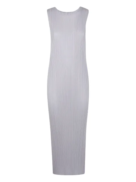 Pleats Please Issey Miyake plissé-effect midi dress