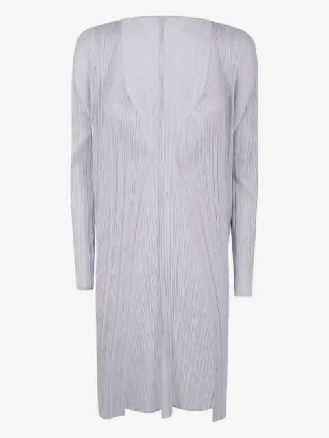 Pleats Please Issey Miyake cárdigan plisado