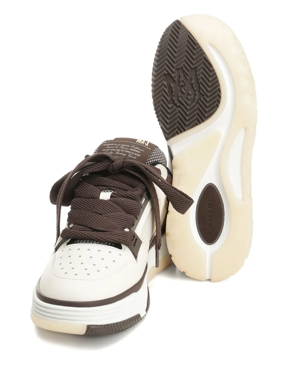 AMIRI MA-1 chunky-sole low-top sneakers Brown