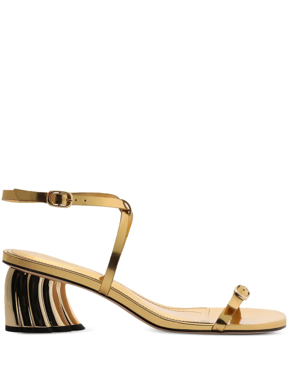 FARM Rio Monstera sandals | Gold | Image 1