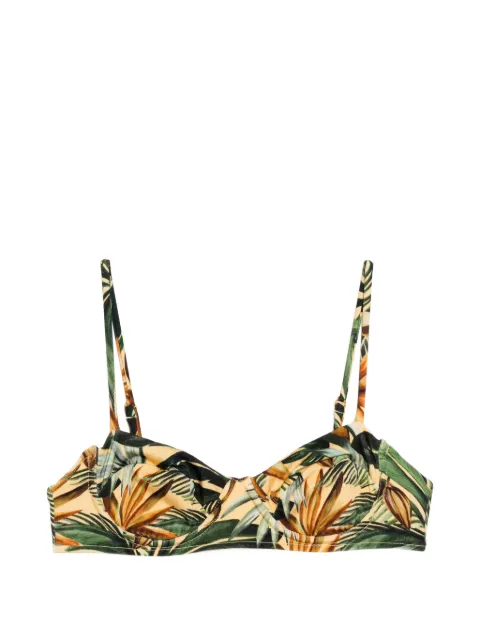 FARM Rio bikini con tiro alto y estampado tropical