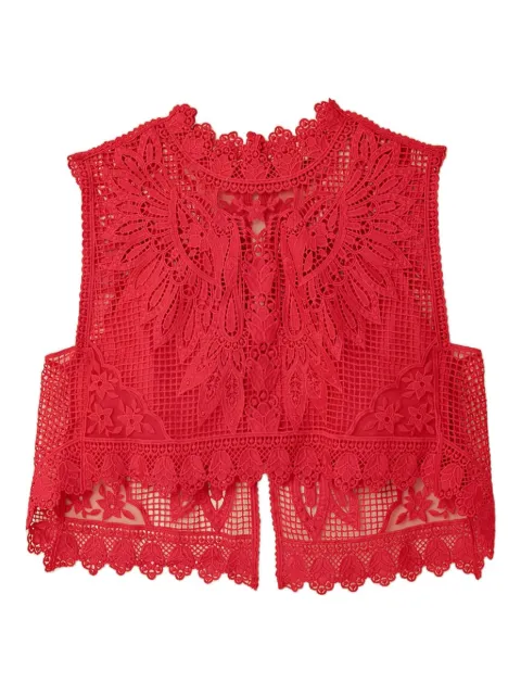FARM Rio floral lace top