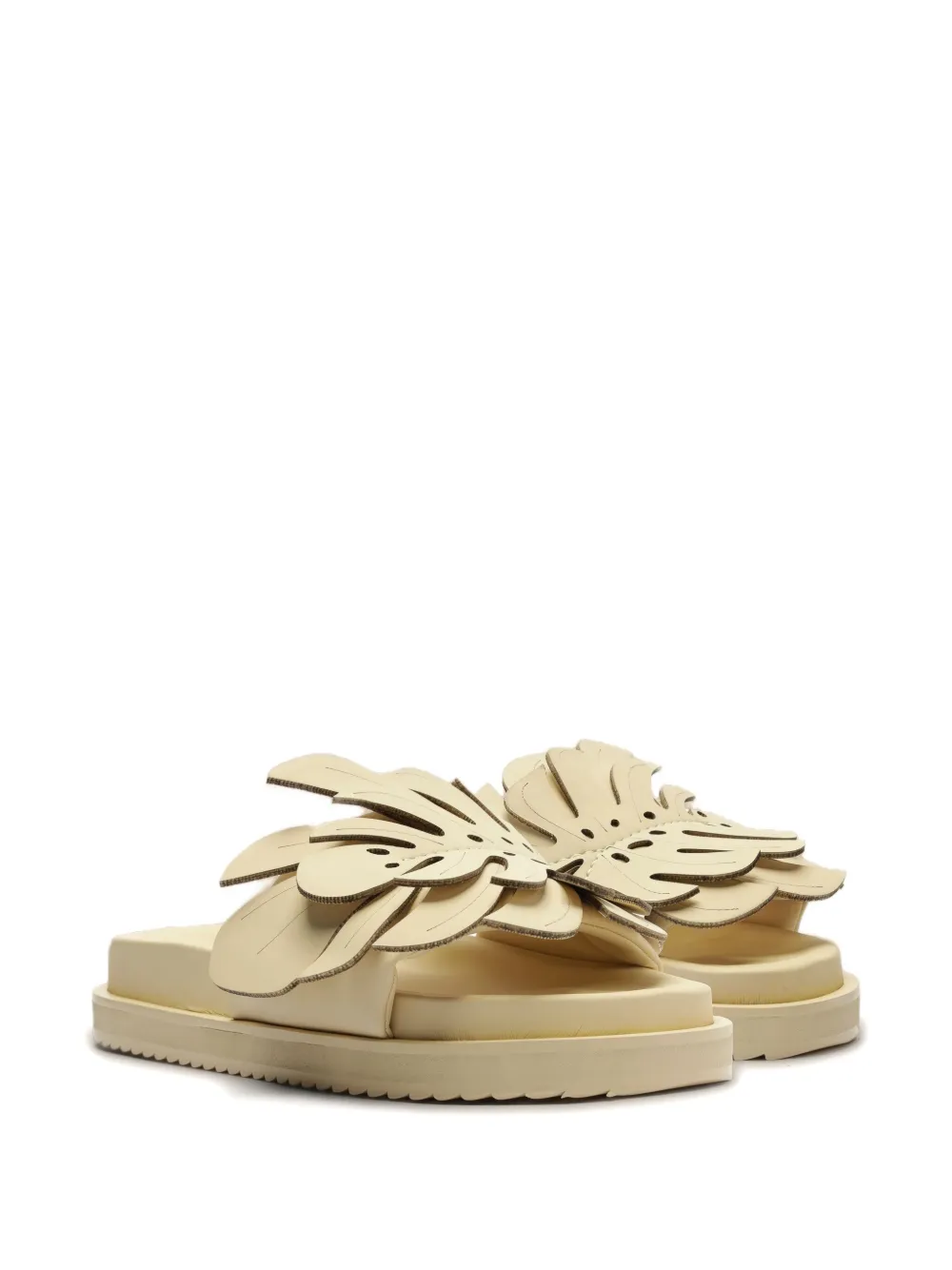 FARM Rio Monstera slides Neutrals