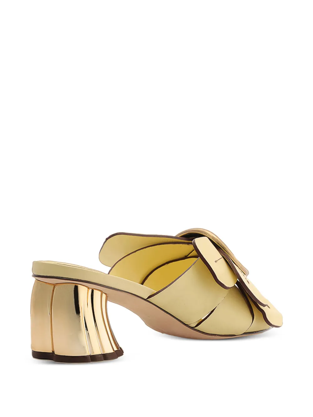 Farm Rio Daisy Mules In Yellow