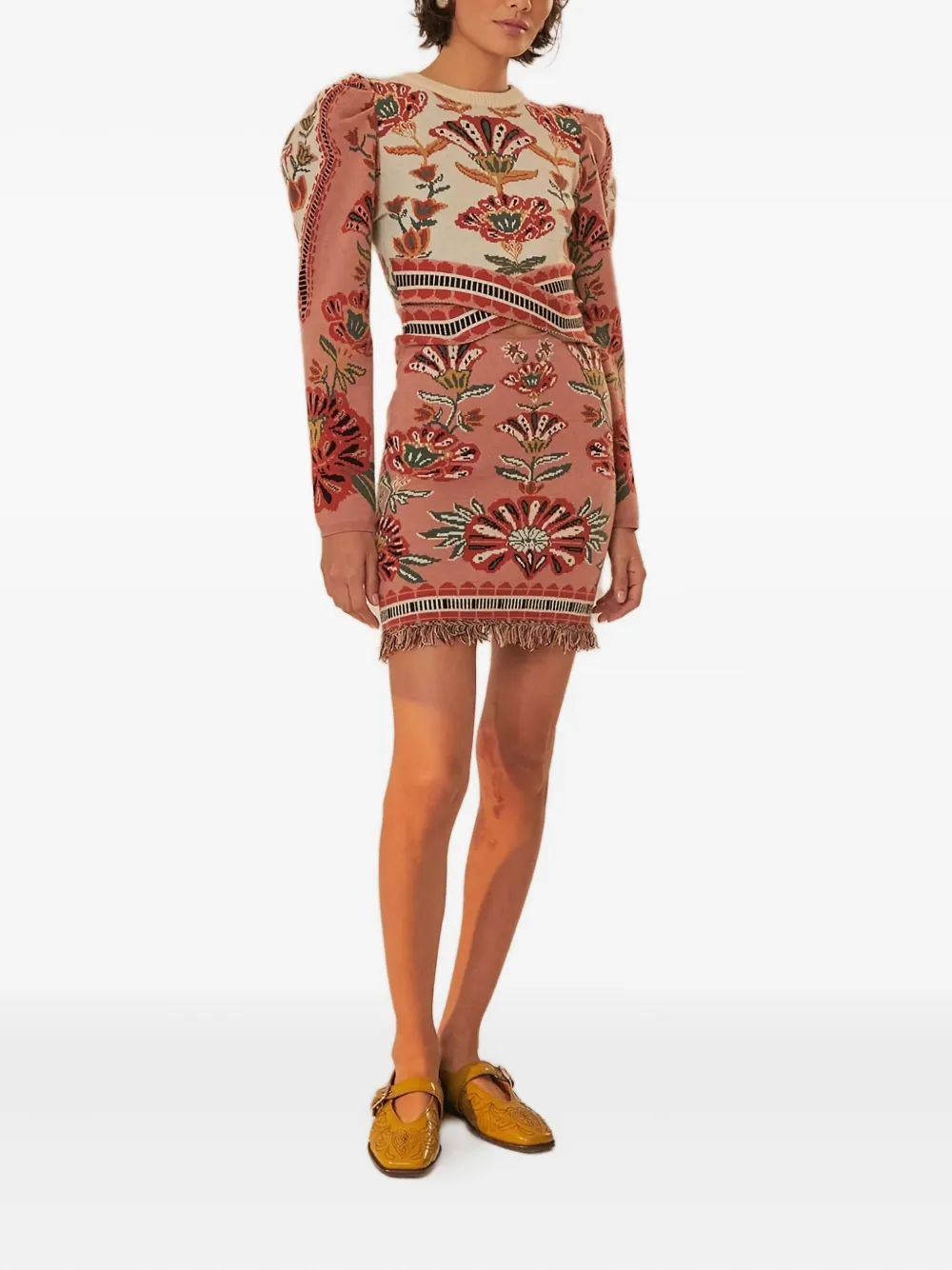 FARM Rio Riad dress - Roze