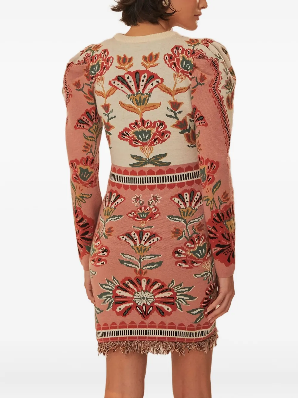 Farm Rio Riad Dress In Pink