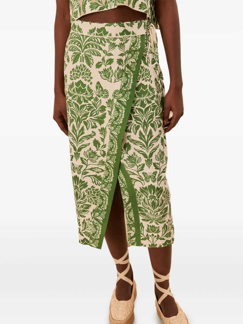 Delicate Tapestry-print skirt