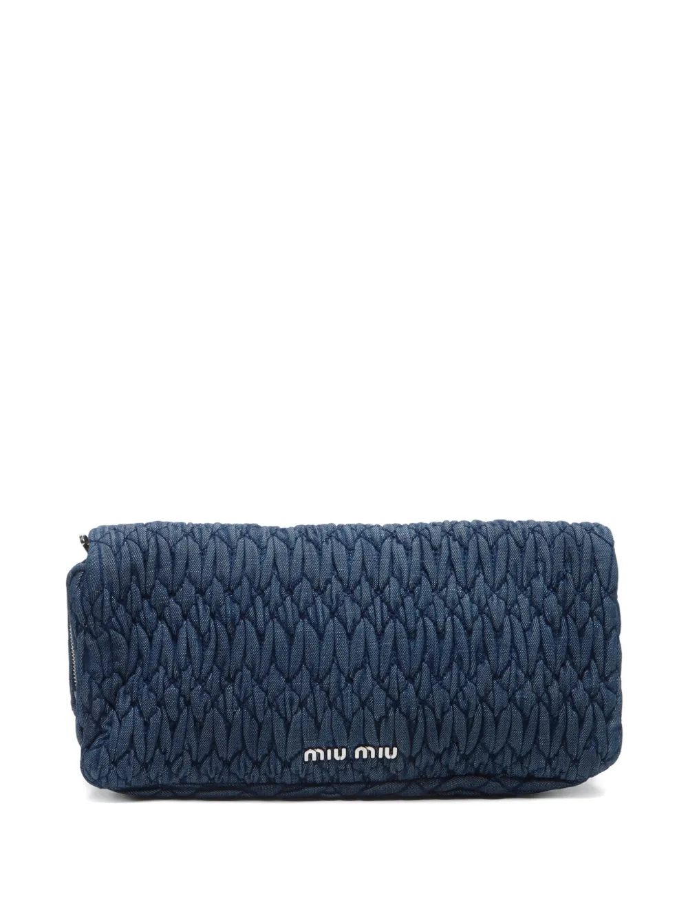 Miu Miu Pre-Owned 2010s matelassé denim shoulder bag | Pre-Owned | Image 2