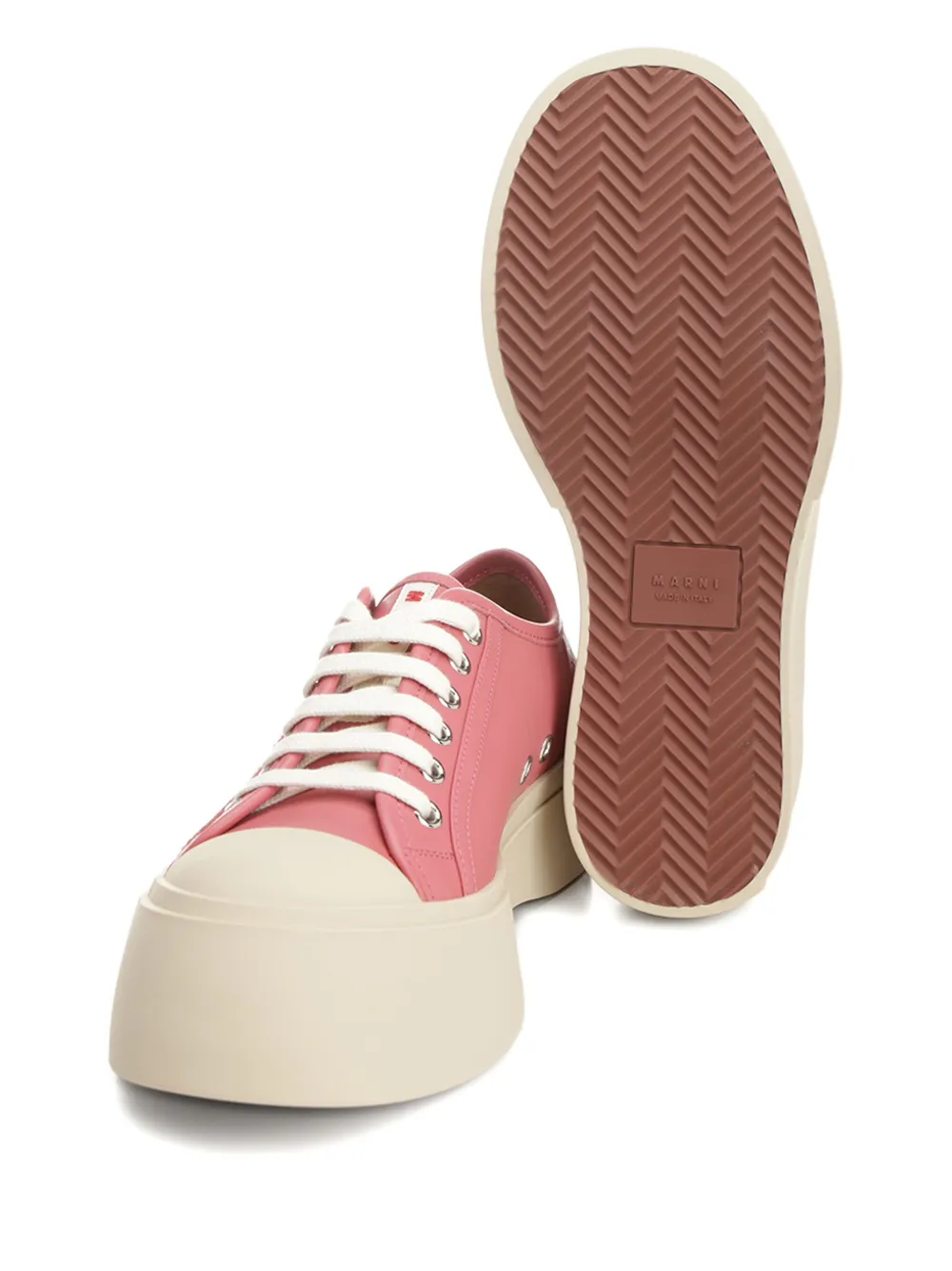 Marni Pablo platform sole lace-up sneakers Pink