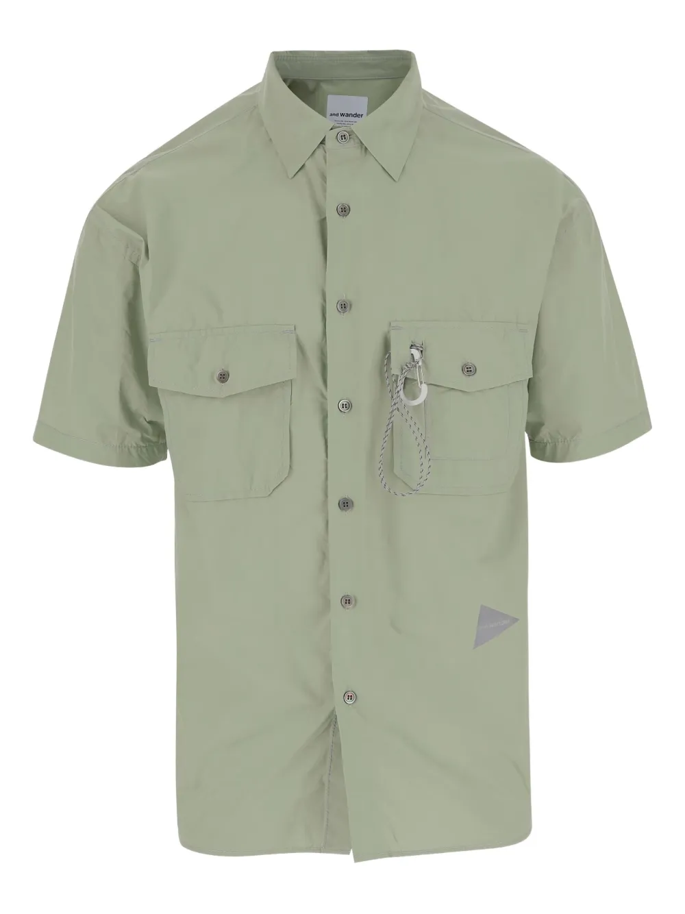 and Wander Camisa com estampa de logo | Verde | Image 1
