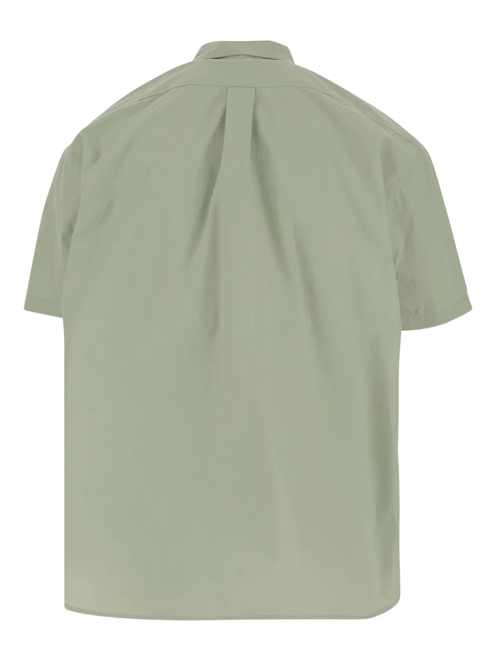 And Wander logo-print shirt - Groen