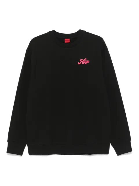 HUGO graphic-print cotton sweatshirt
