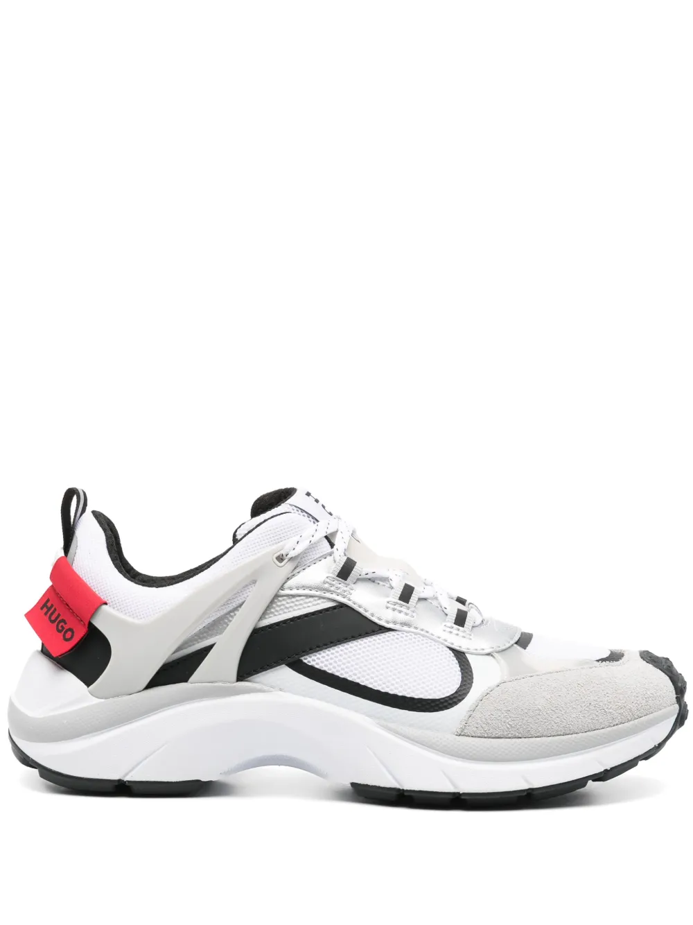 HUGO panelled sneakers White