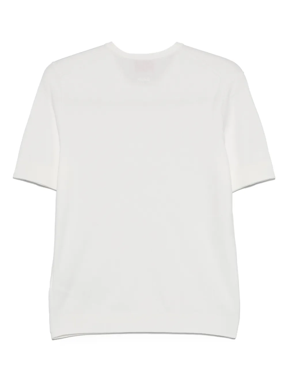 HUGO fine-knit T-shirt - Wit