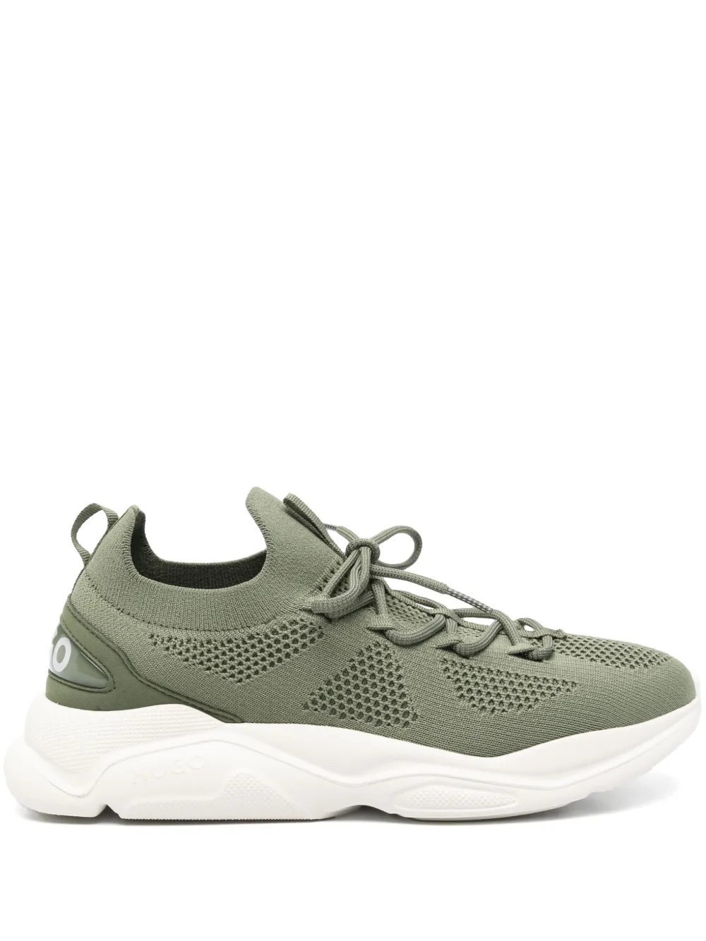 HUGO mesh-panelled sneakers | Green | Image 1