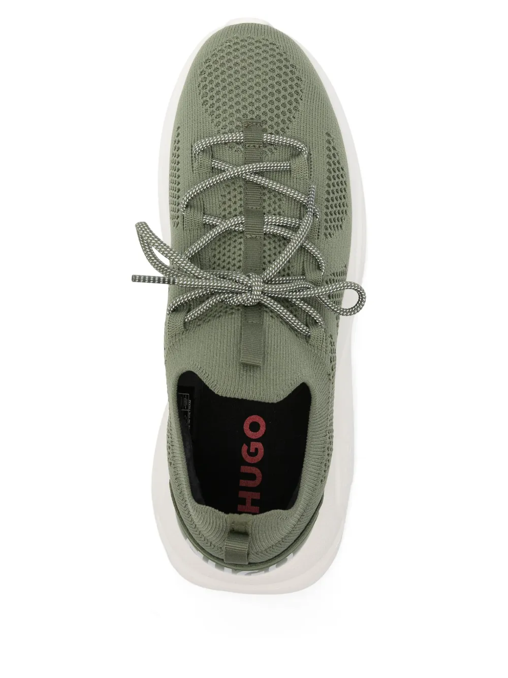 HUGO mesh-panelled sneakers Green