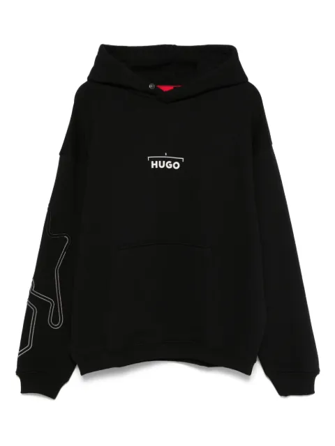 HUGO 포토 프린트 후디