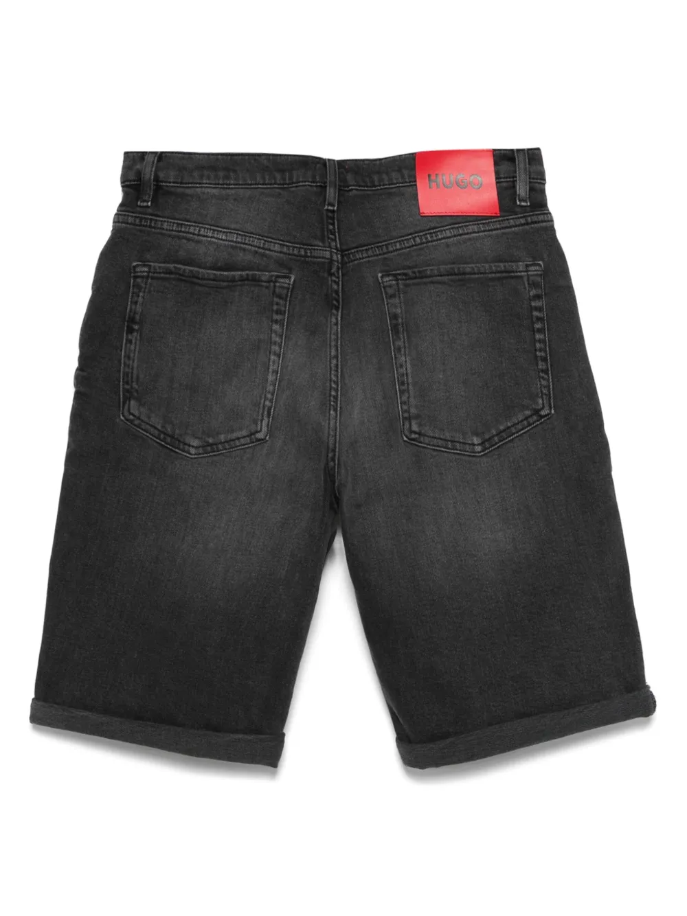 HUGO logo-patch denim shorts | Denim Shorts | Image 2