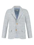 Scapa check-print blazer - Blue